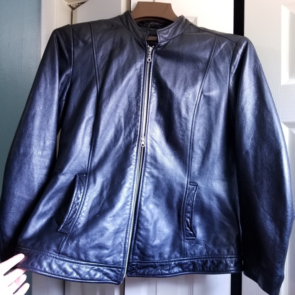 Wilson's MaXima Double-Zipper Leather Jacket